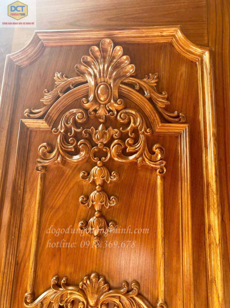 Hoạ tiết trang trí bộ cửa đẹp